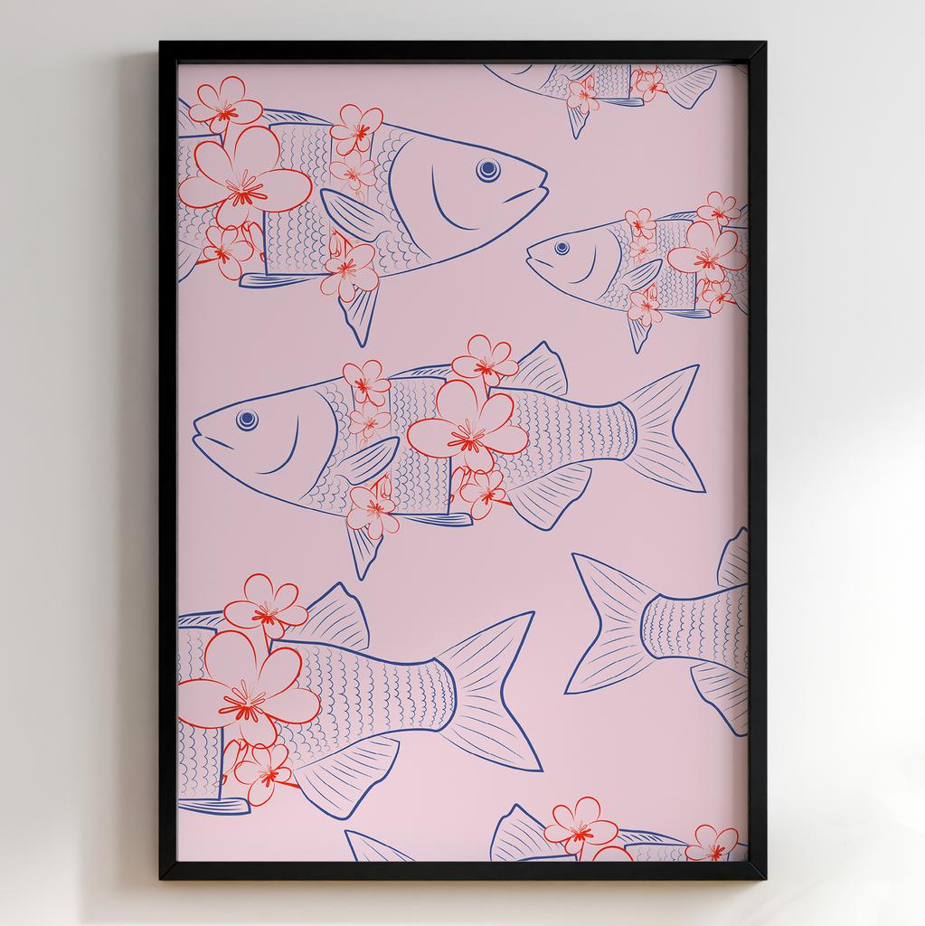 Постер для кухні | Cучасна картина в рамі