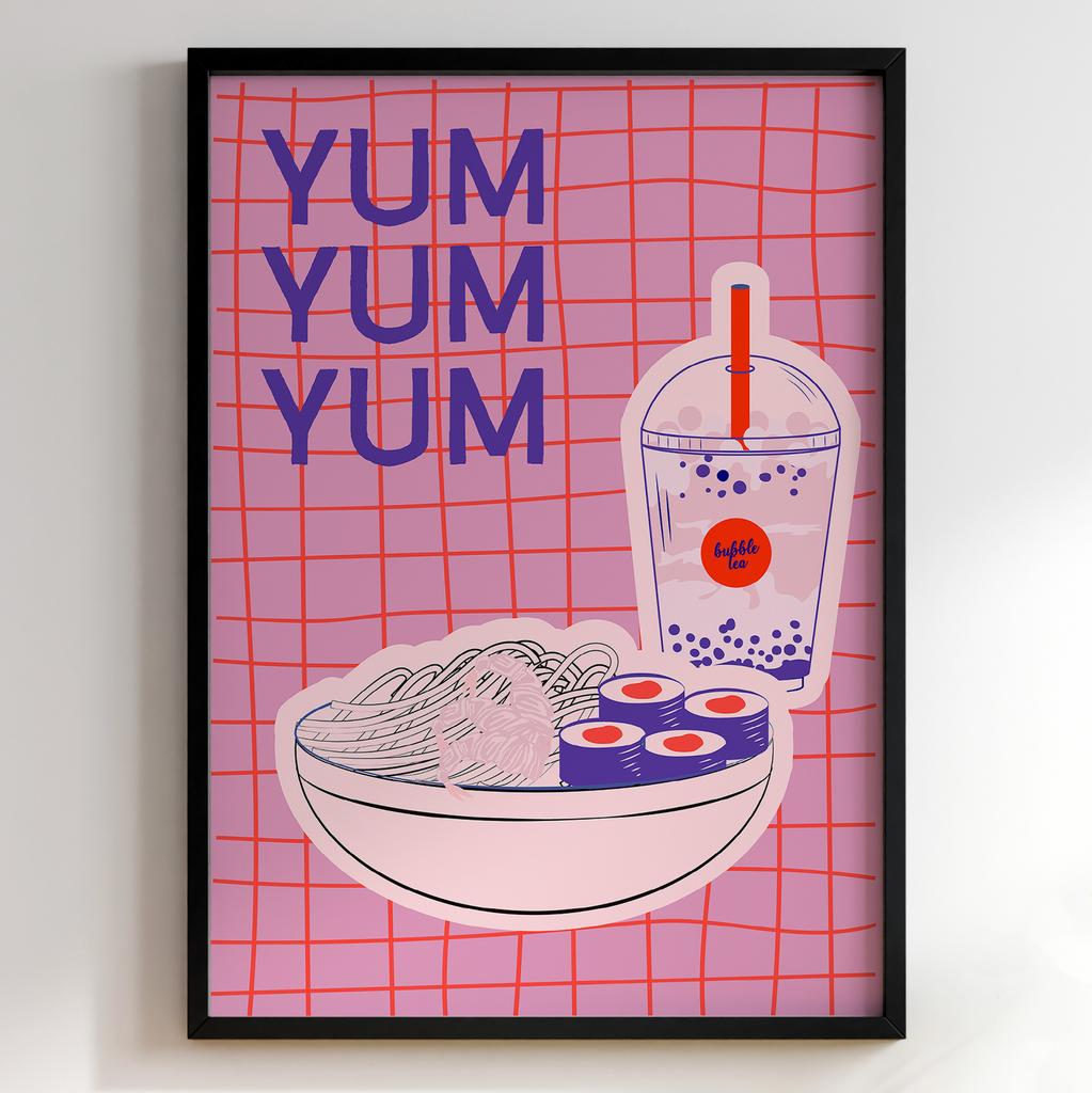 Постер для кухні | Cучасна картина в рамі