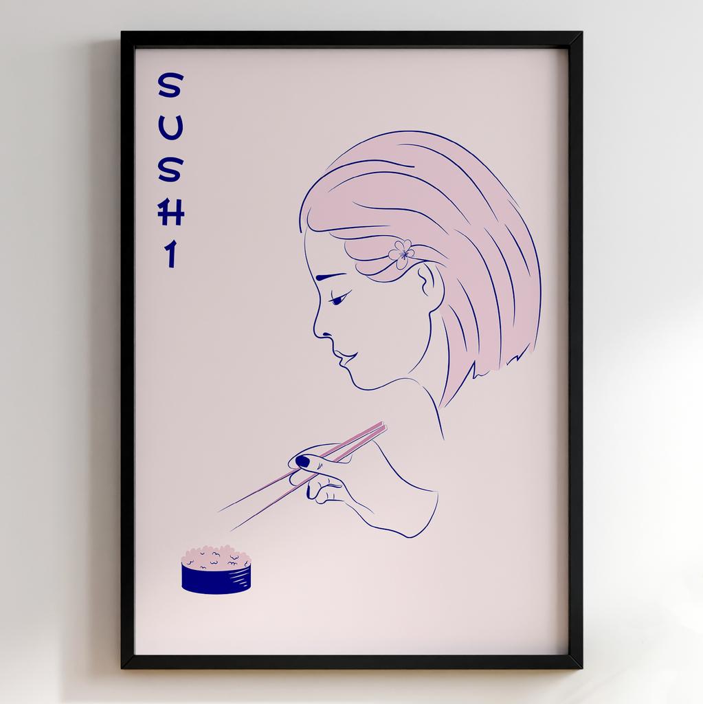 Постер для кухні | Cучасна картина в рамі