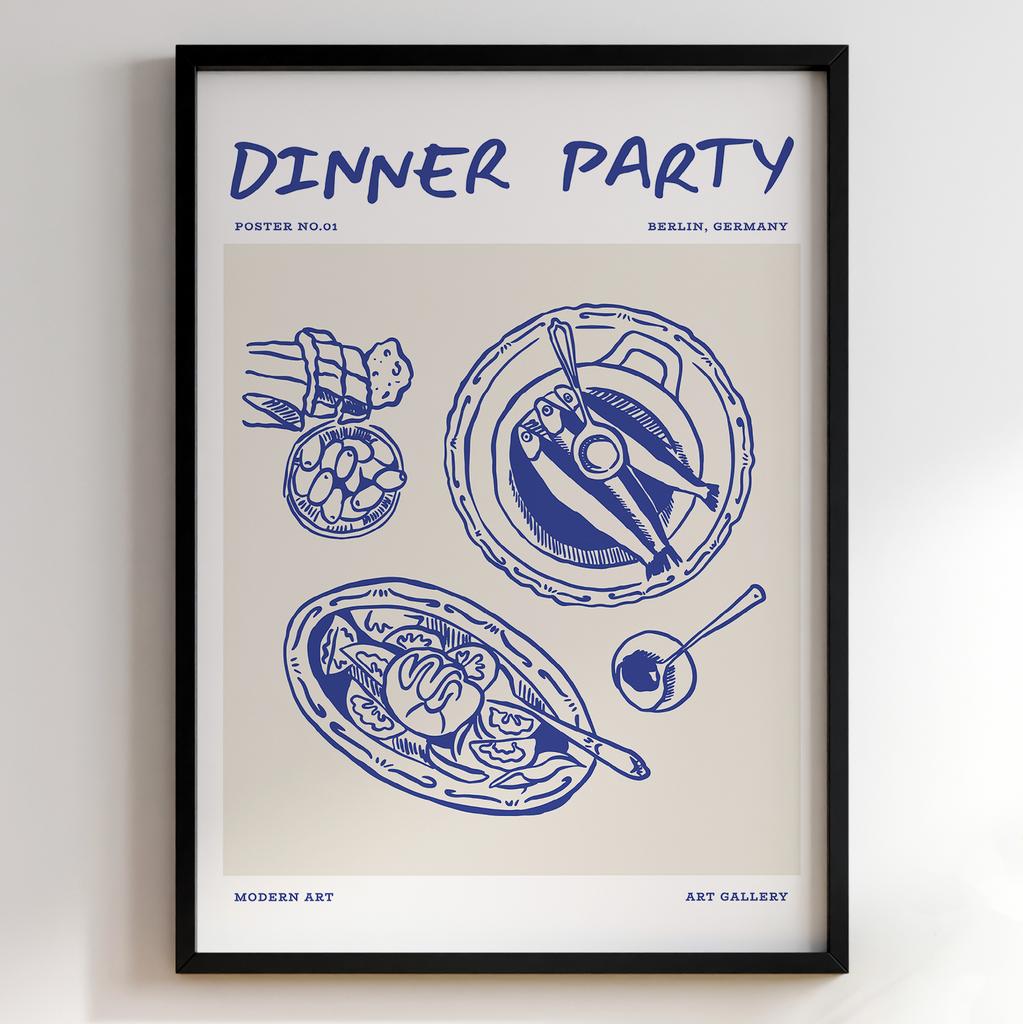 Постер для кухні | Cучасна картина в рамі