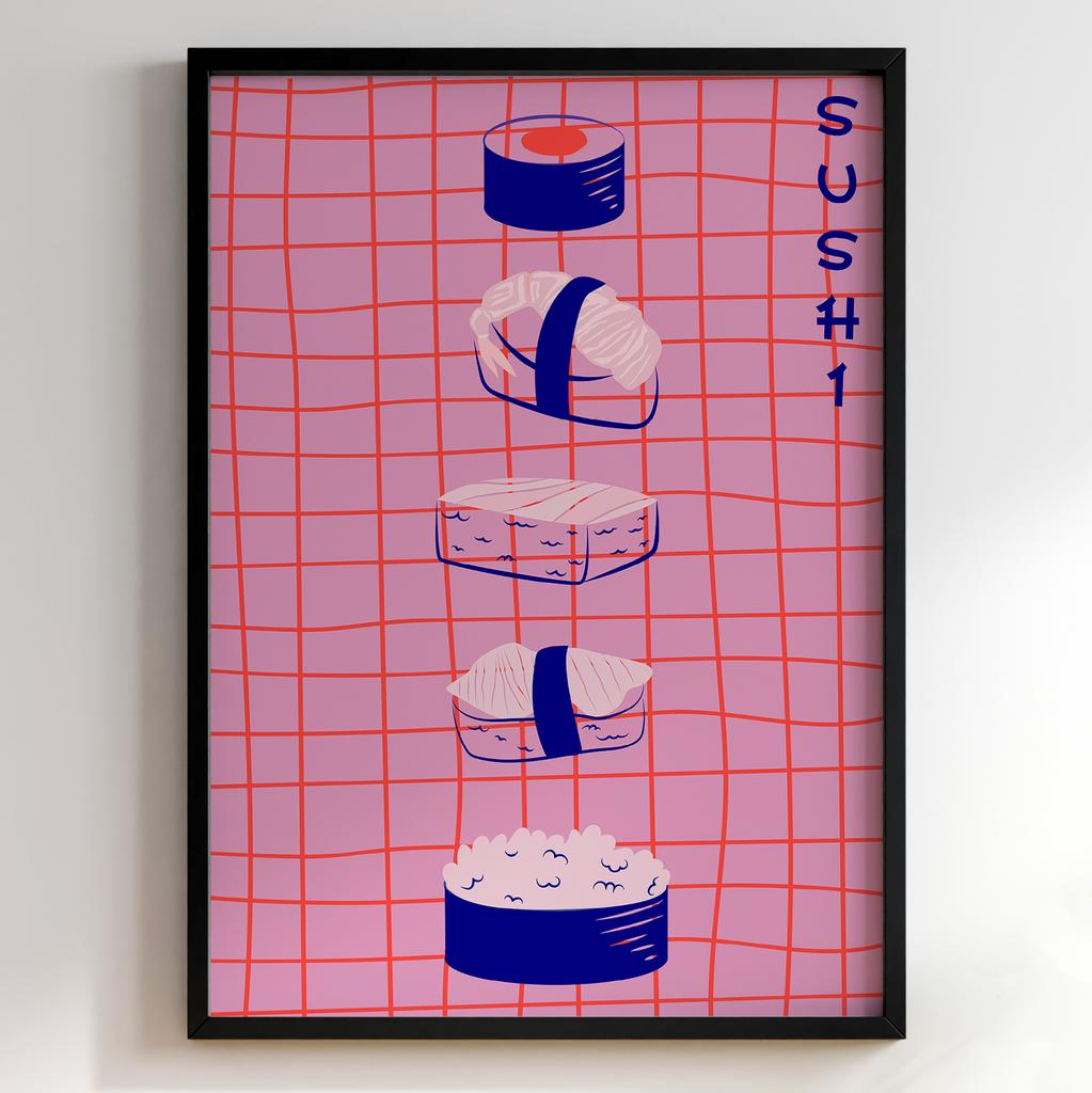 Постер для кухні | Cучасна картина в рамі