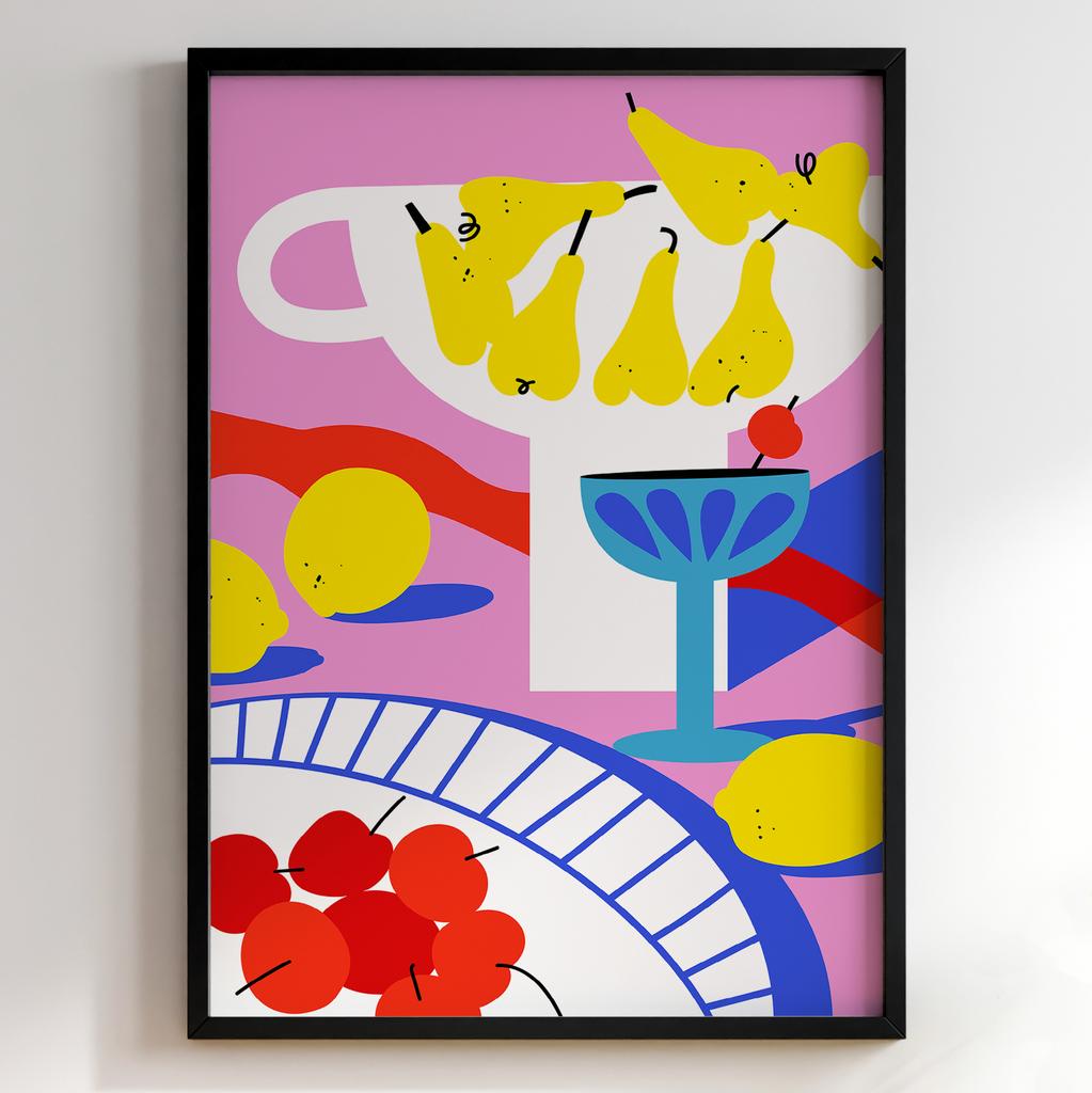 Постер для кухні | Cучасна картина в рамі