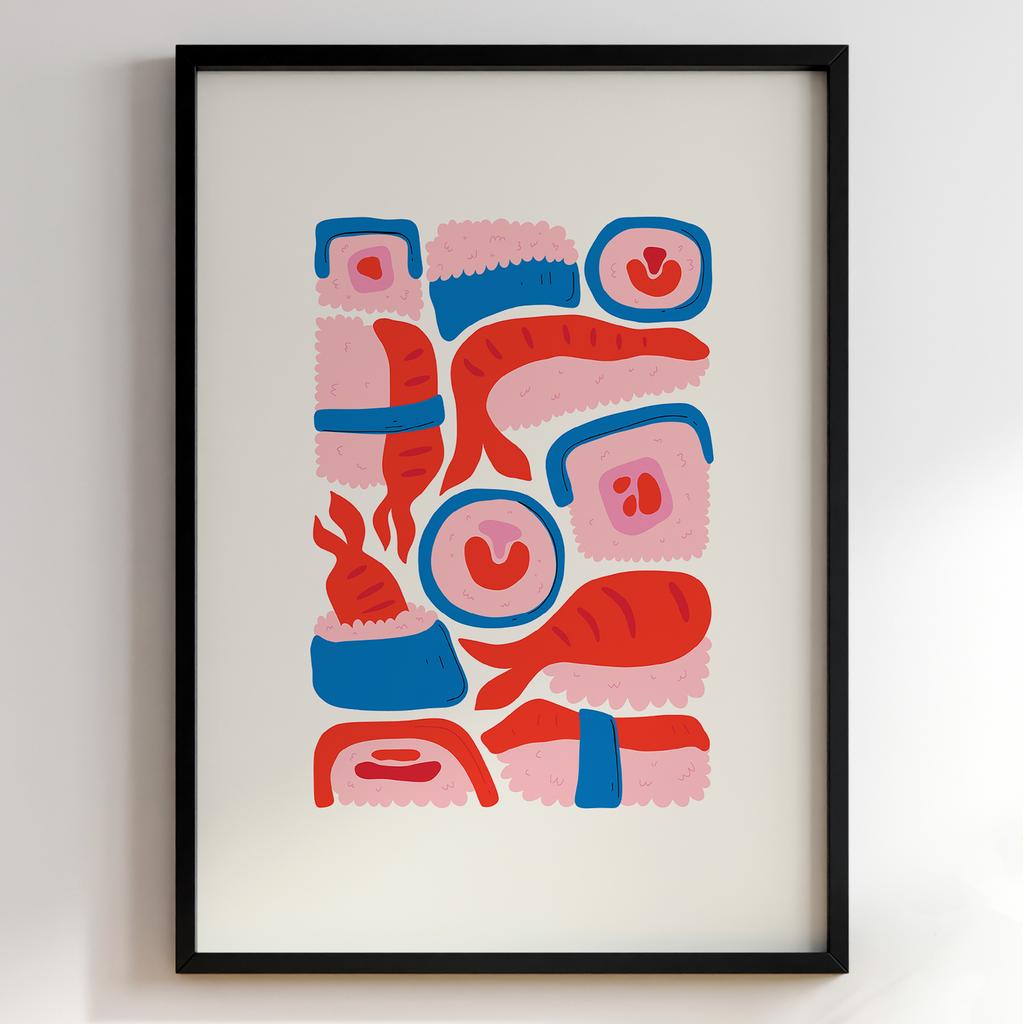 Постер для кухні | Cучасна картина в рамі