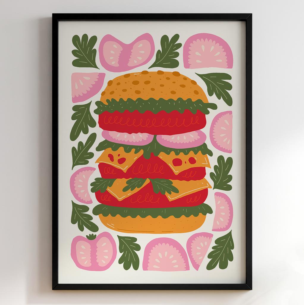 Постер для кухні | Cучасна картина в рамі