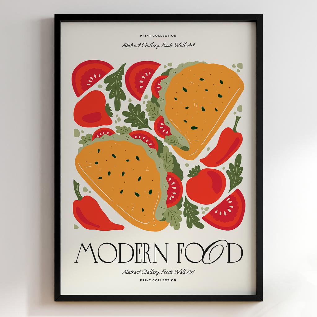 Постер для кухні | Cучасна картина в рамі