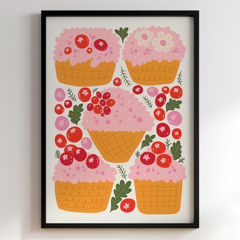 Постер для кухні | Cучасна картина в рамі