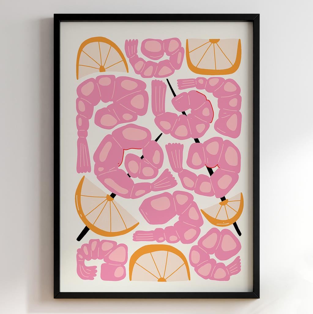 Постер для кухні | Cучасна картина в рамі