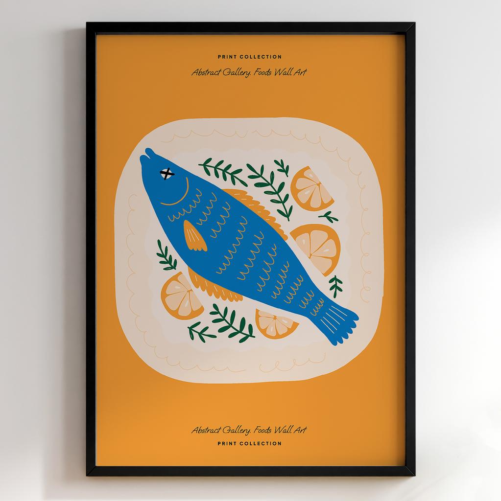 Постер для кухні | Cучасна картина в рамі