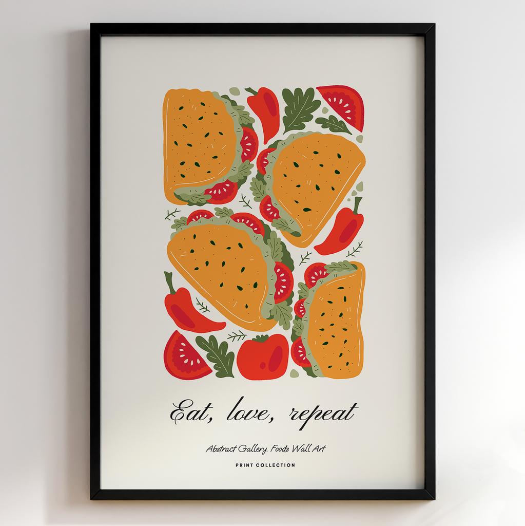 Постер для кухні | Cучасна картина в рамі