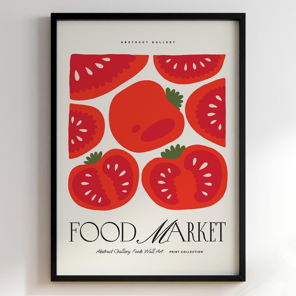 Постер для кухні | Cучасна картина в рамі