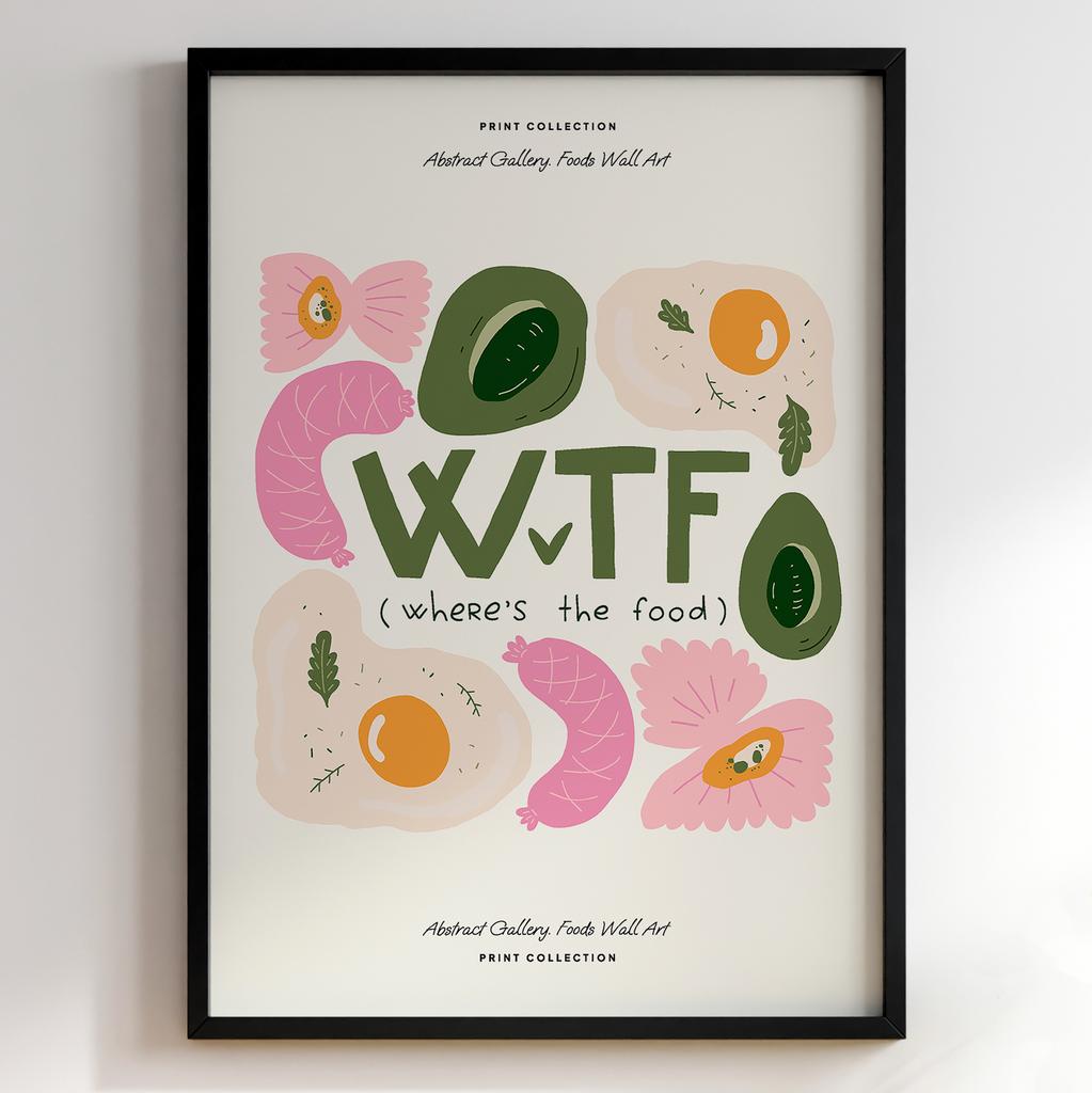 Постер для кухні | Cучасна картина в рамі