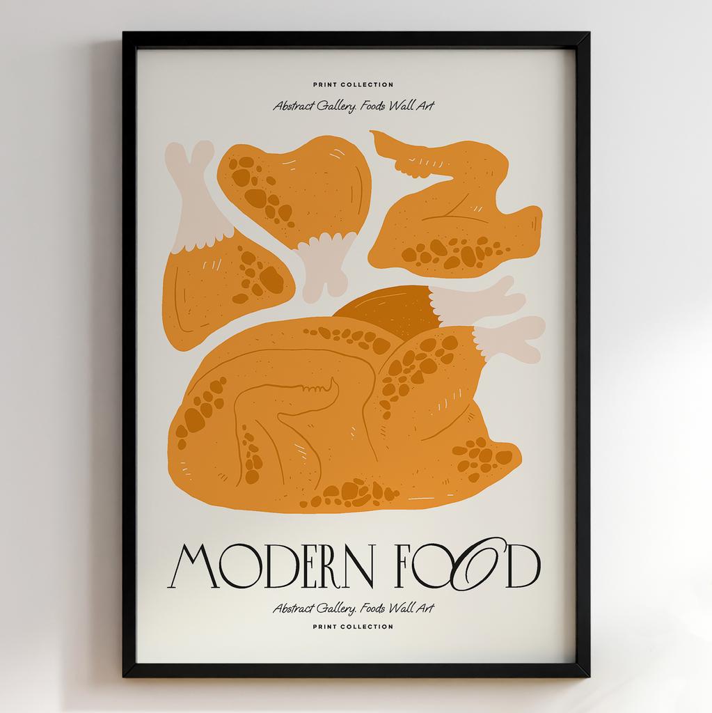 Постер для кухні | Cучасна картина в рамі