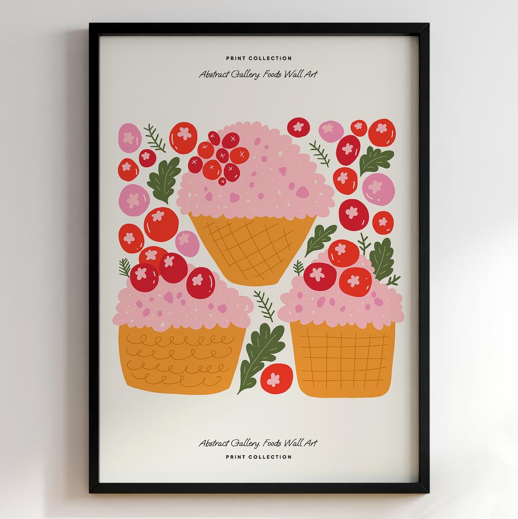 Постер для кухні | Cучасна картина в рамі