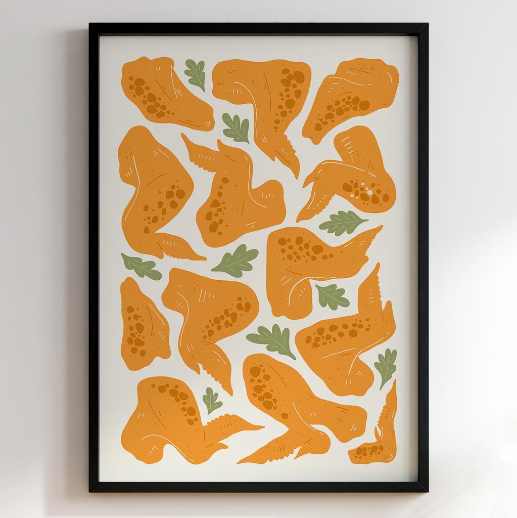 Постер для кухні | Cучасна картина в рамі