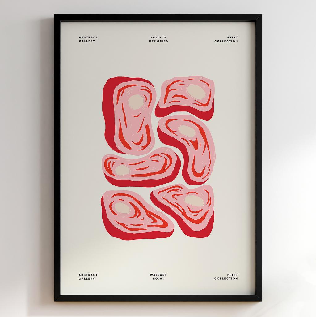 Постер для кухні | Cучасна картина в рамі