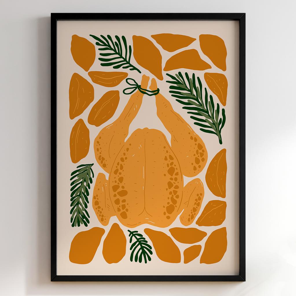 Постер для кухні | Cучасна картина в рамі