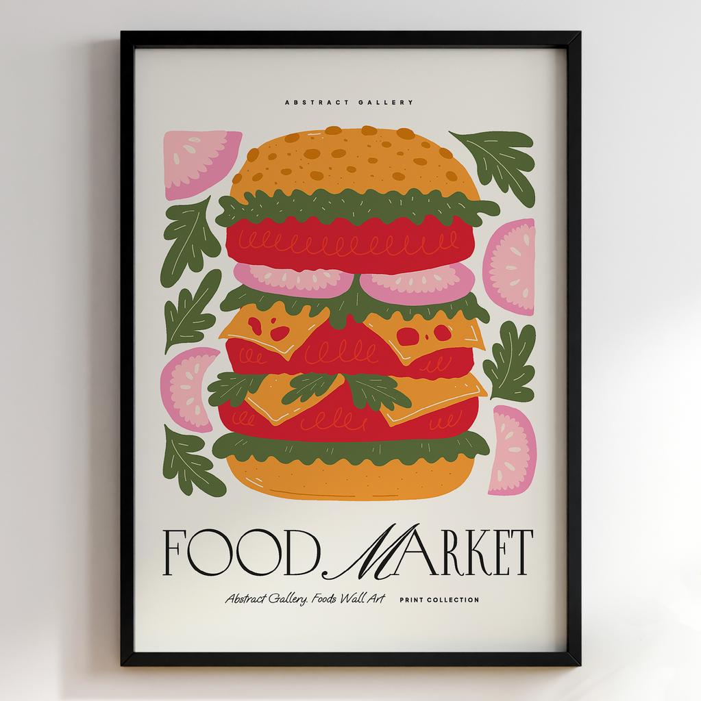 Постер для кухні | Cучасна картина в рамі