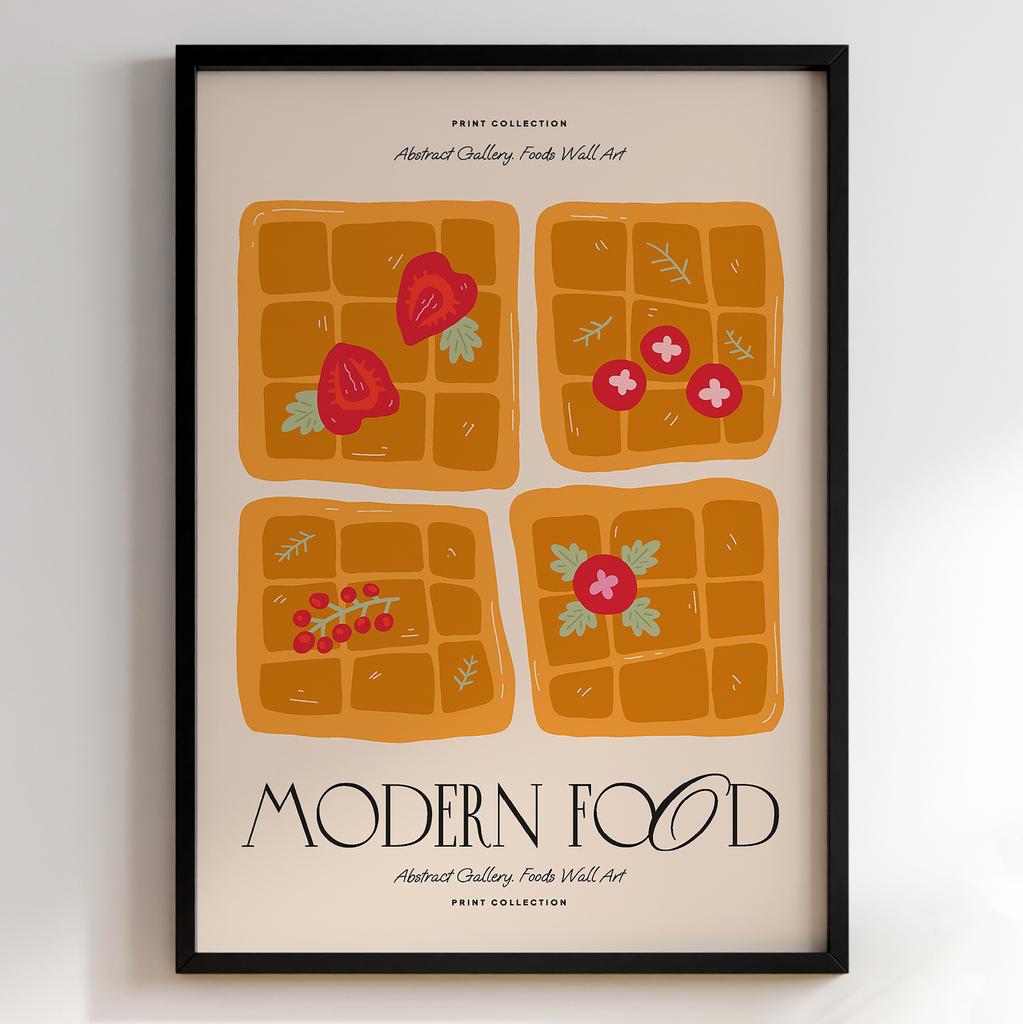 Постер для кухні | Cучасна картина в рамі