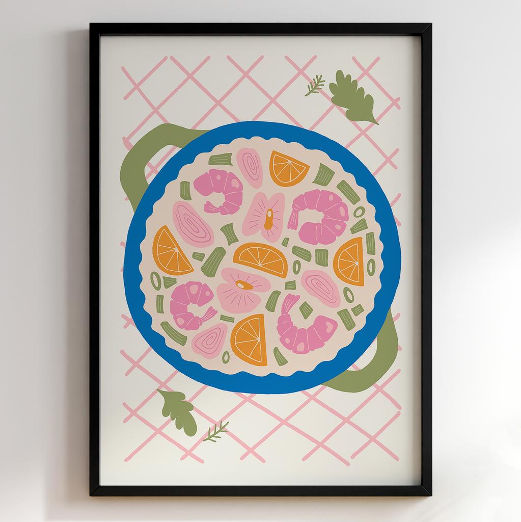 Постер для кухні | Cучасна картина в рамі