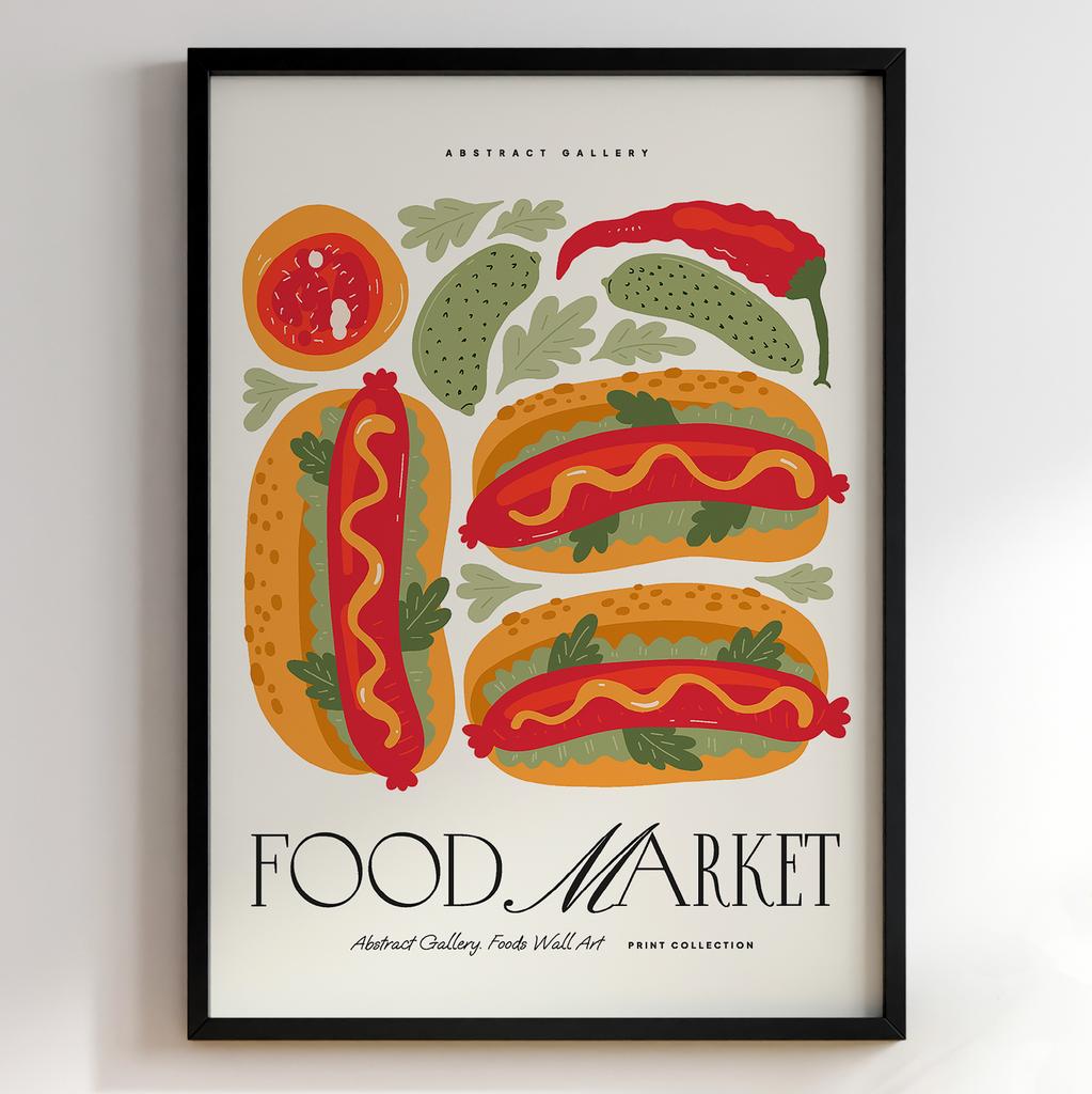 Постер для кухні | Cучасна картина в рамі