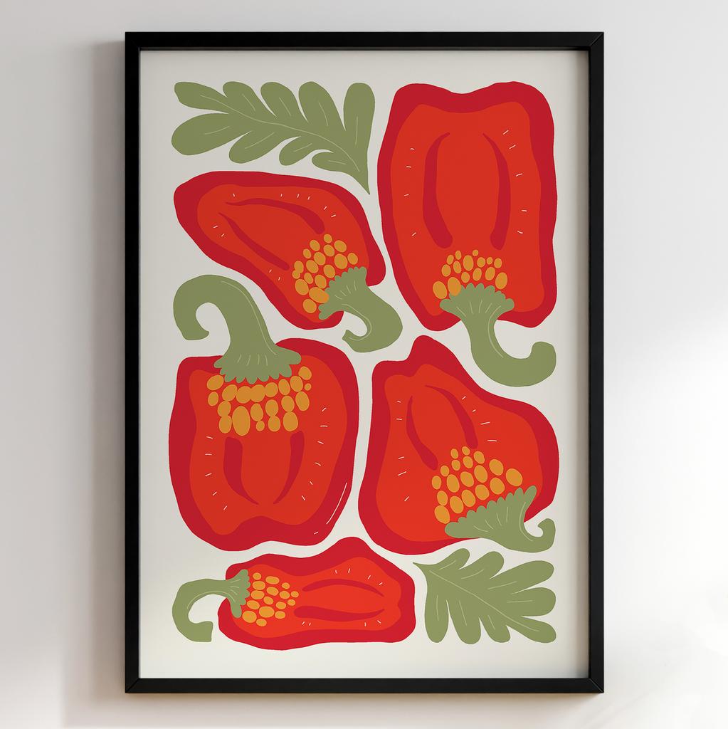 Постер для кухні | Cучасна картина в рамі