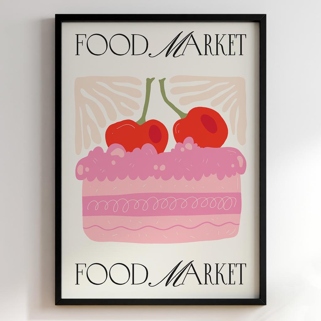 Постер для кухні | Cучасна картина в рамі