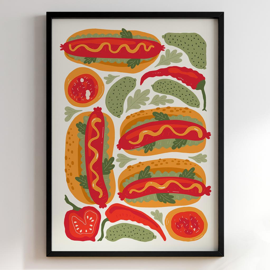 Постер для кухні | Cучасна картина в рамі