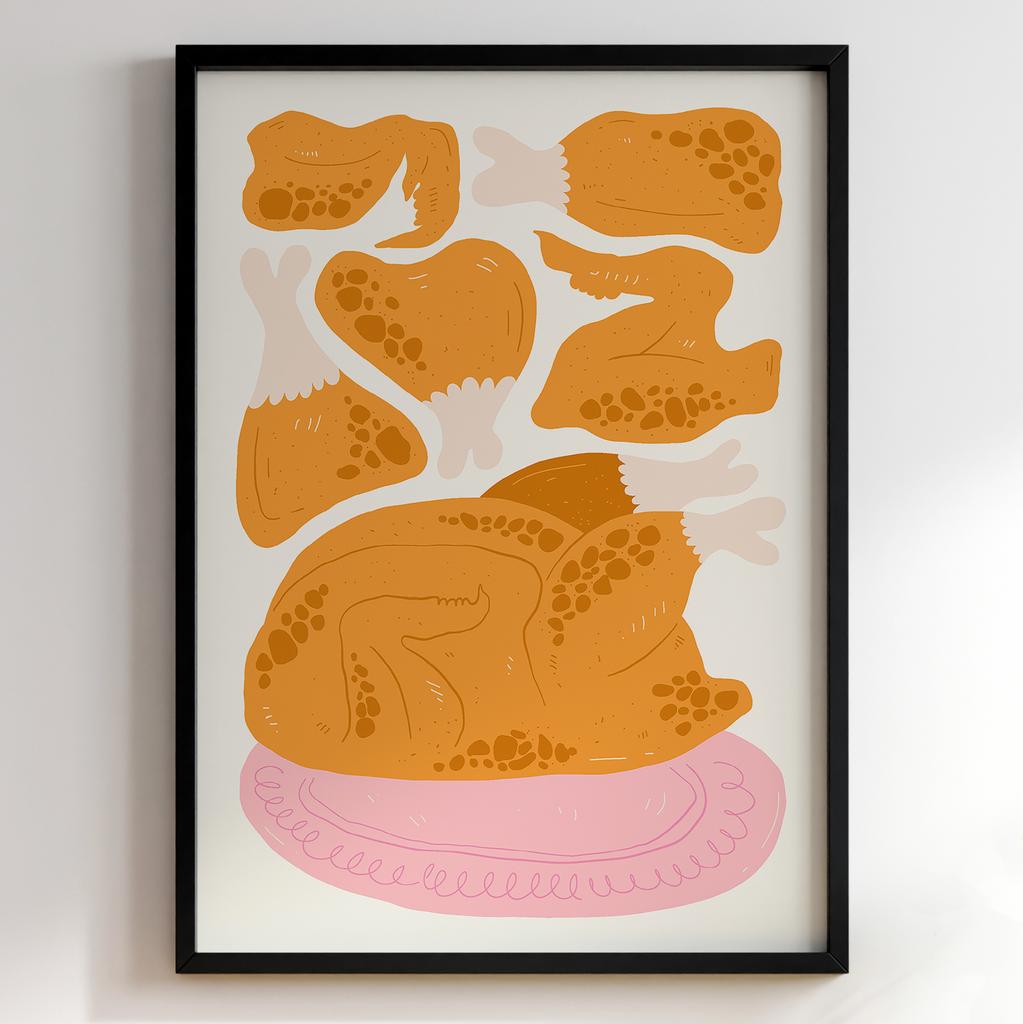 Постер для кухні | Cучасна картина в рамі