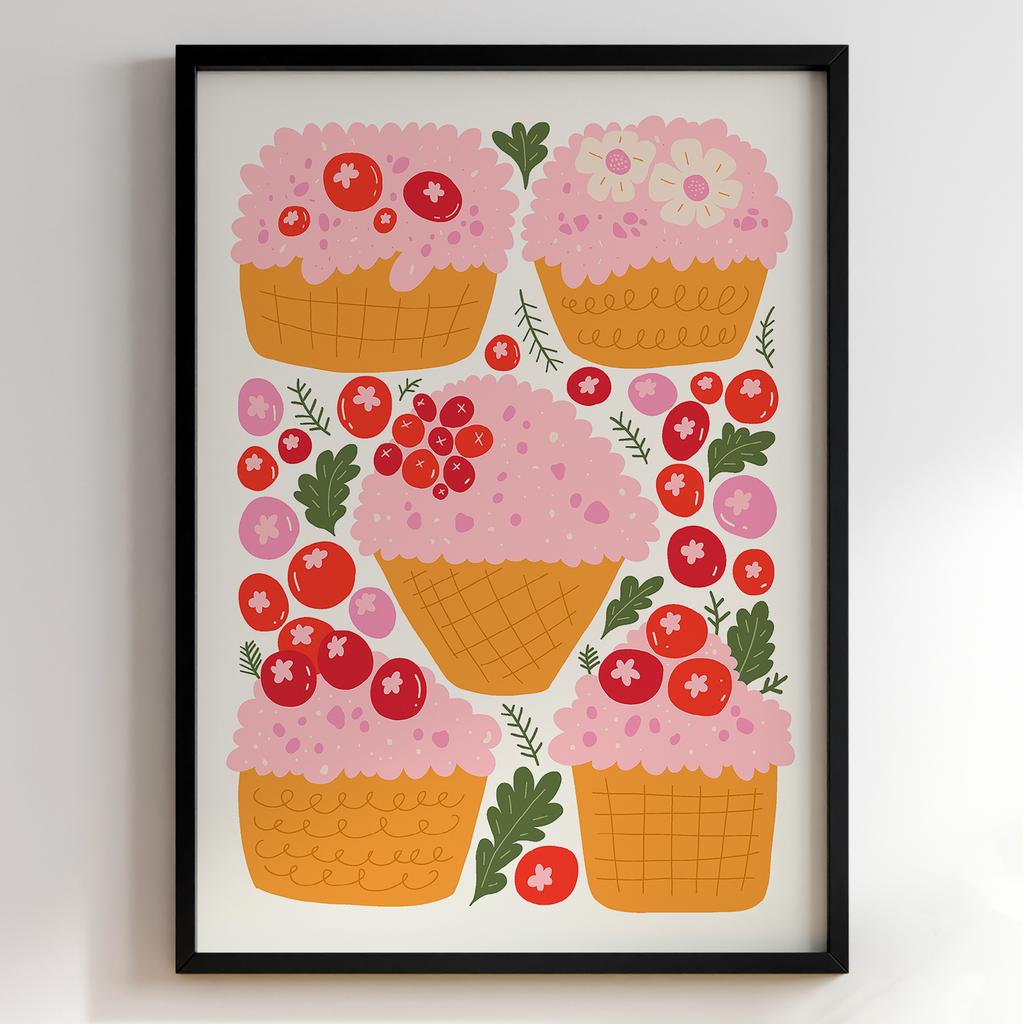 Постер для кухні | Cучасна картина в рамі