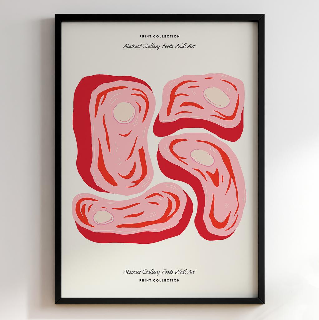 Постер для кухні | Cучасна картина в рамі