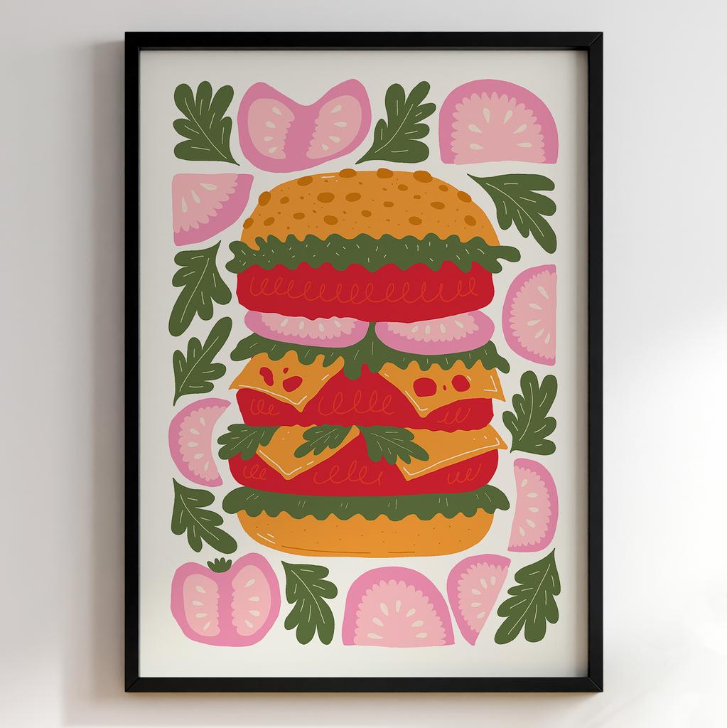 Постер для кухні | Cучасна картина в рамі