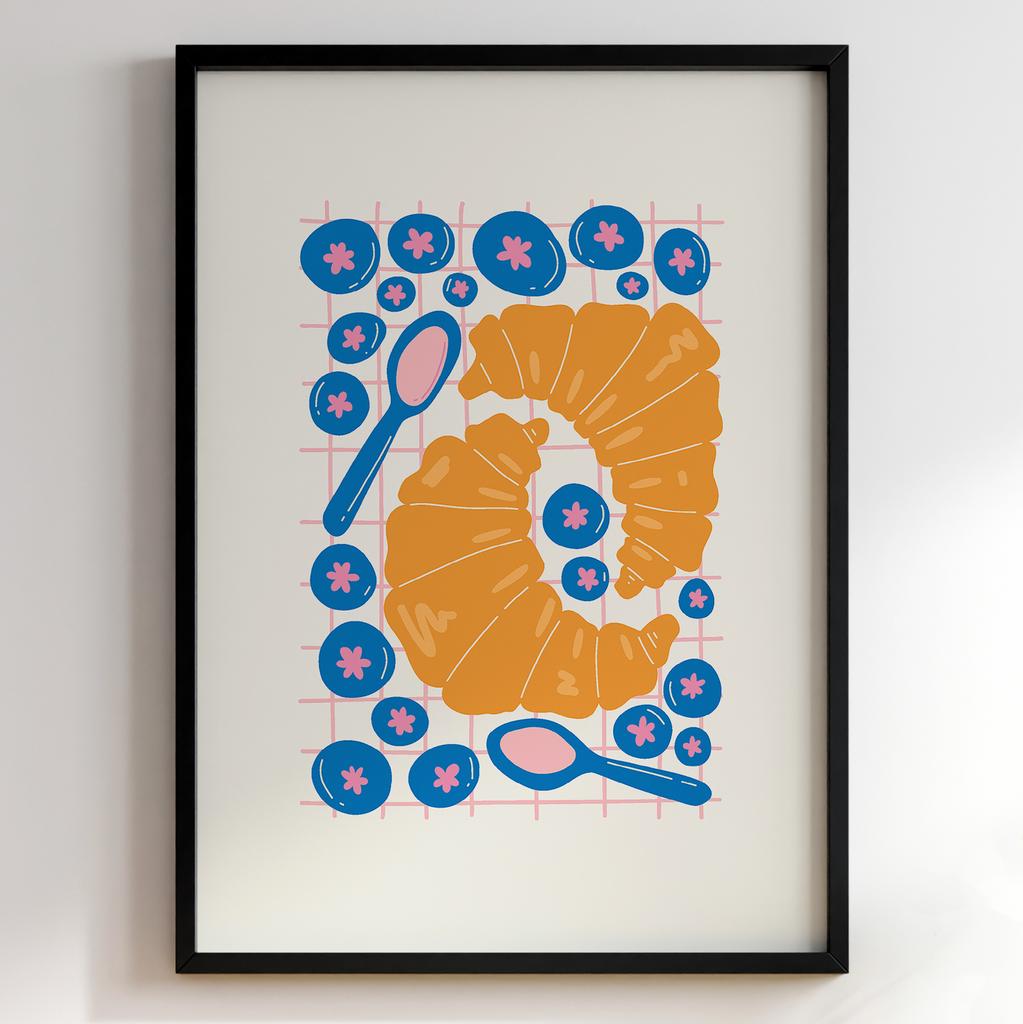 Постер для кухні | Cучасна картина в рамі