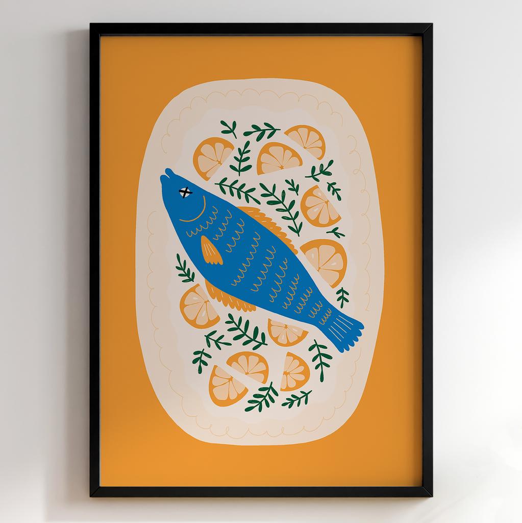 Постер для кухні | Cучасна картина в рамі