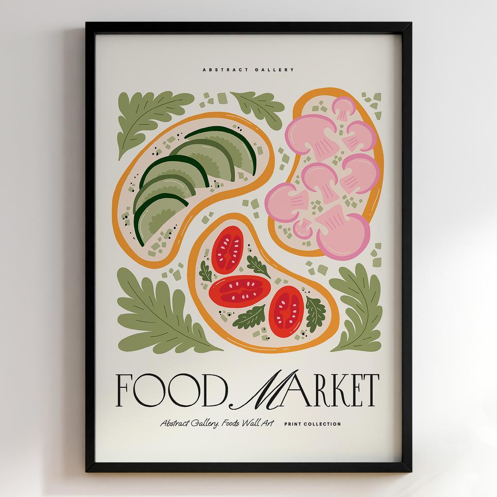 Постер для кухні | Cучасна картина в рамі