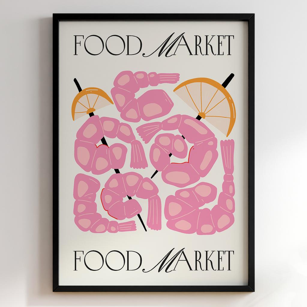 Постер для кухні | Cучасна картина в рамі