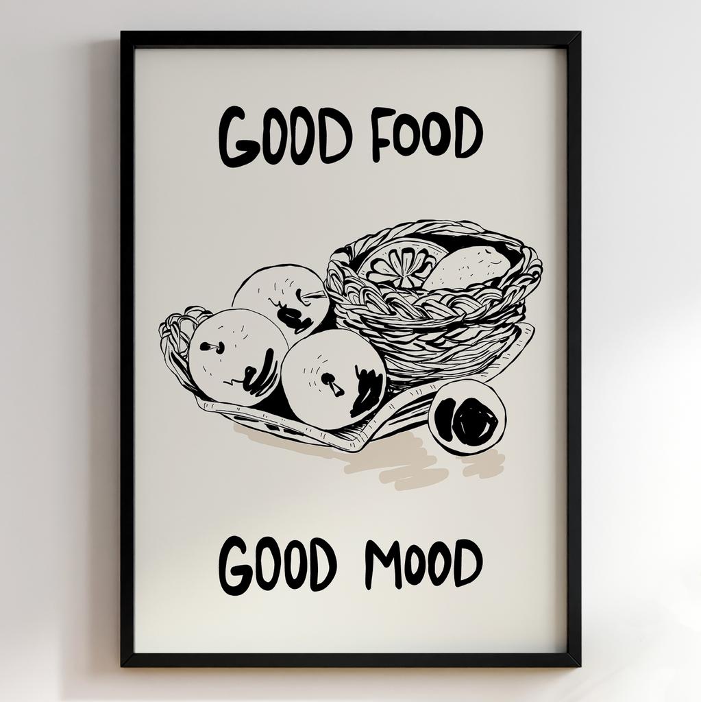 Постер для кухні | Cучасна картина в рамі