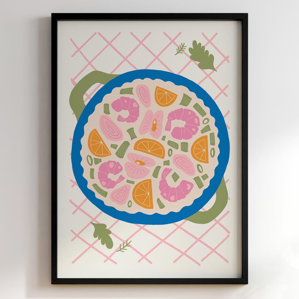 Постер для кухні | Cучасна картина в рамі