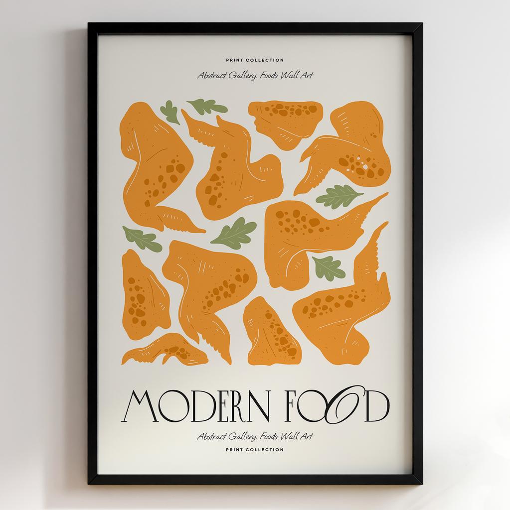 Постер для кухні | Cучасна картина в рамі