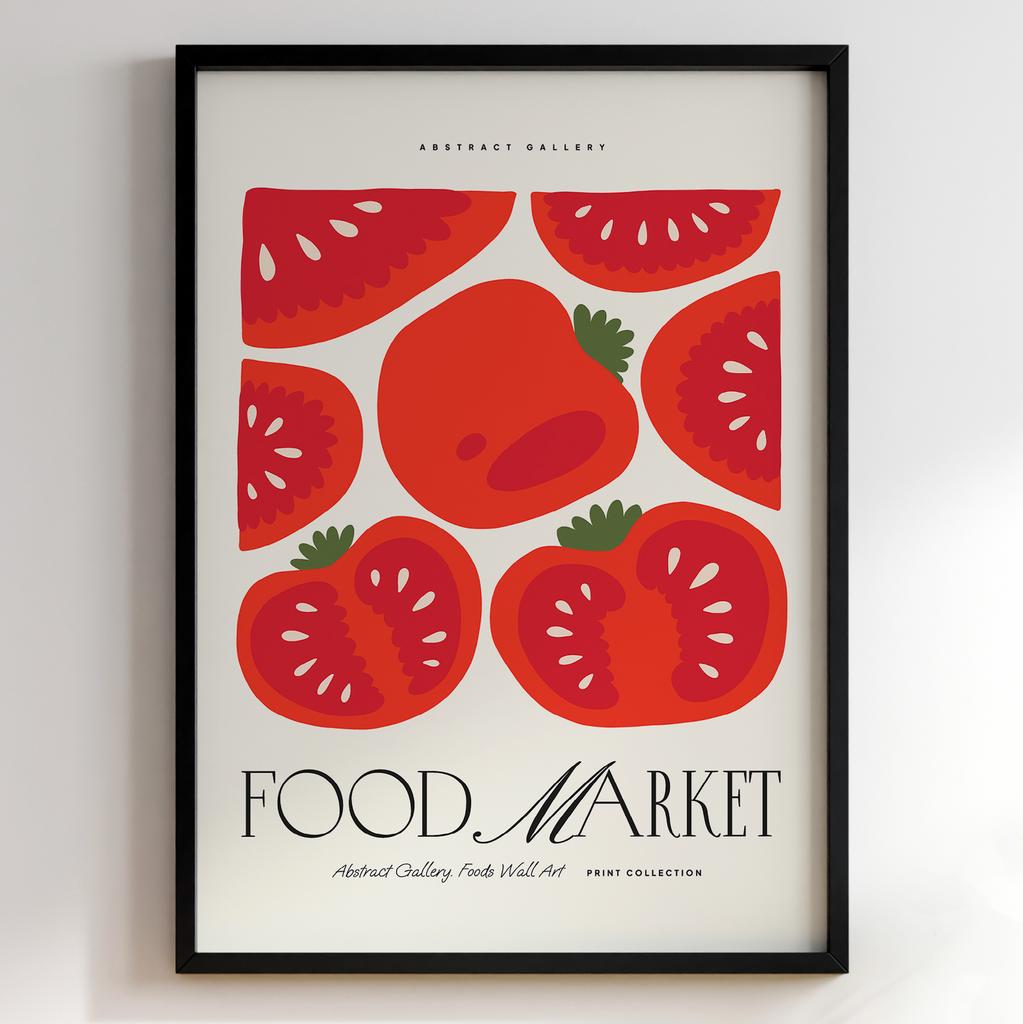 Постер для кухні | Cучасна картина в рамі