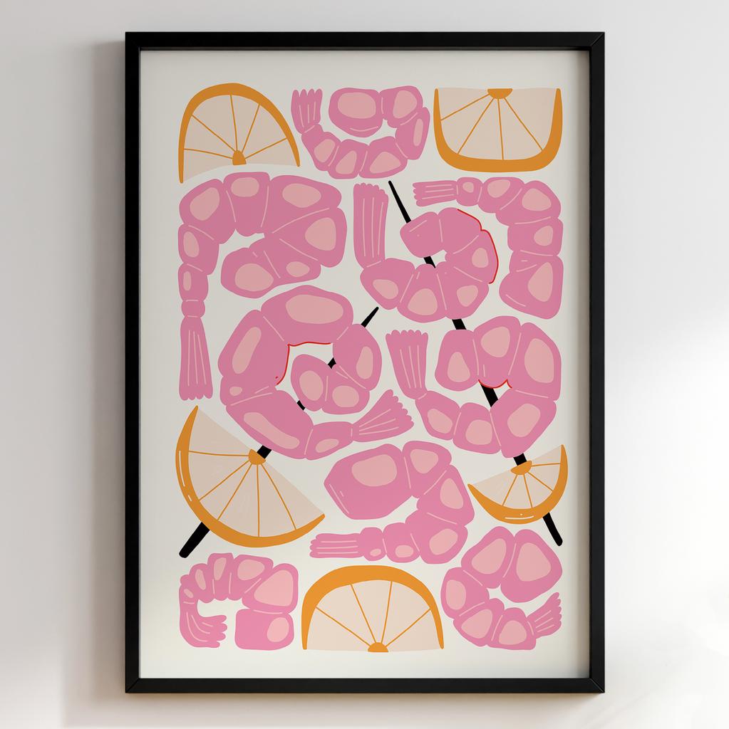 Постер для кухні | Cучасна картина в рамі