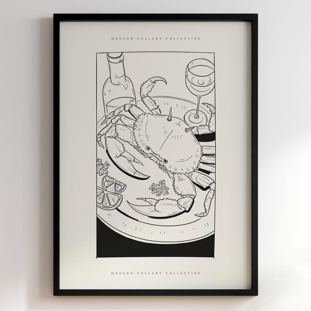 Постер для кухні | Cучасна картина в рамі