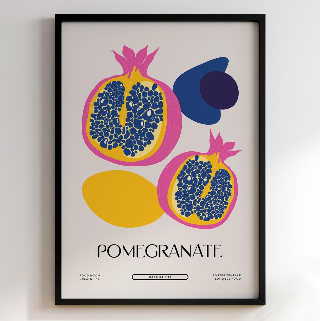 Постер для кухні | Cучасна картина в рамі