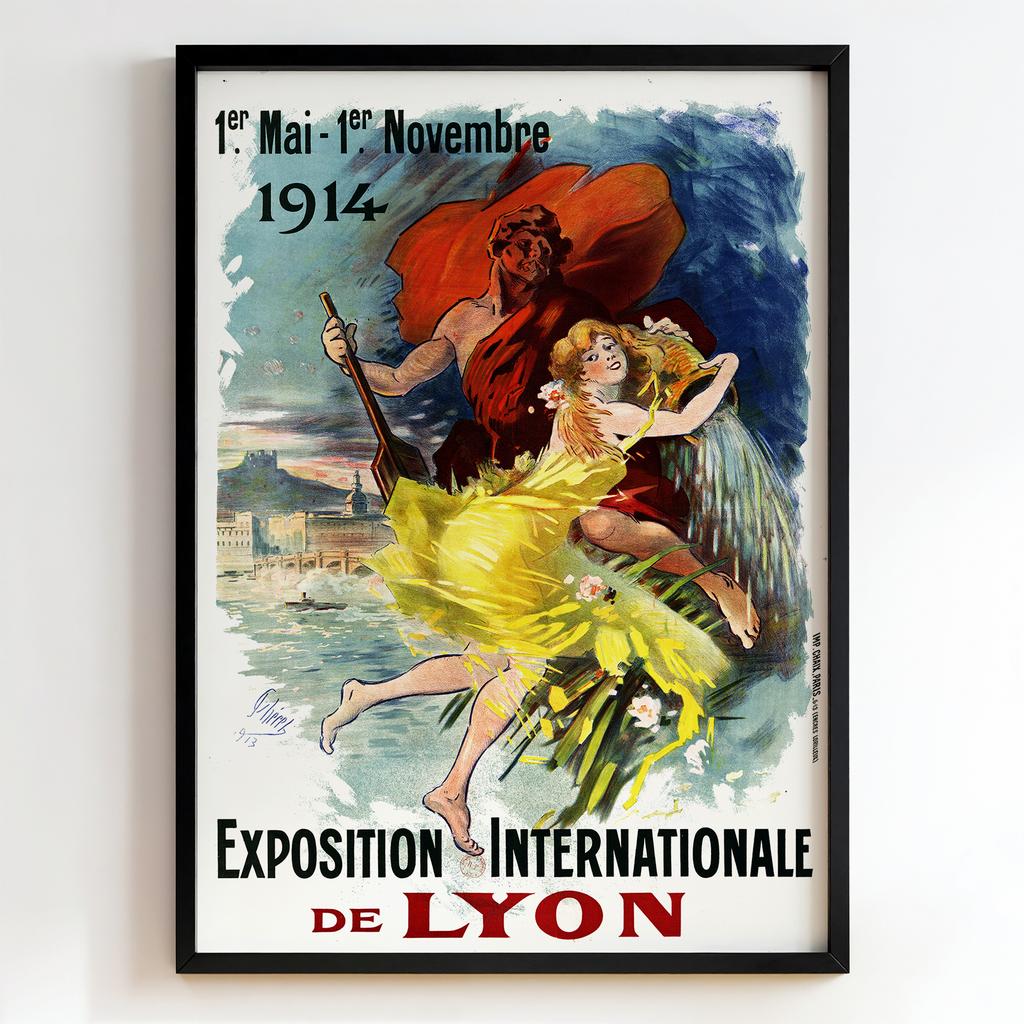 Ретро постер «Exposition Internationale de Lyon»