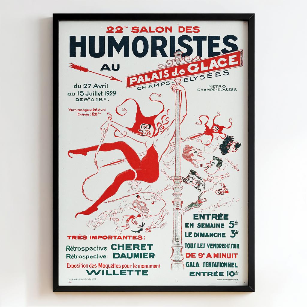 Ретро постер «Salon des Humoristes»