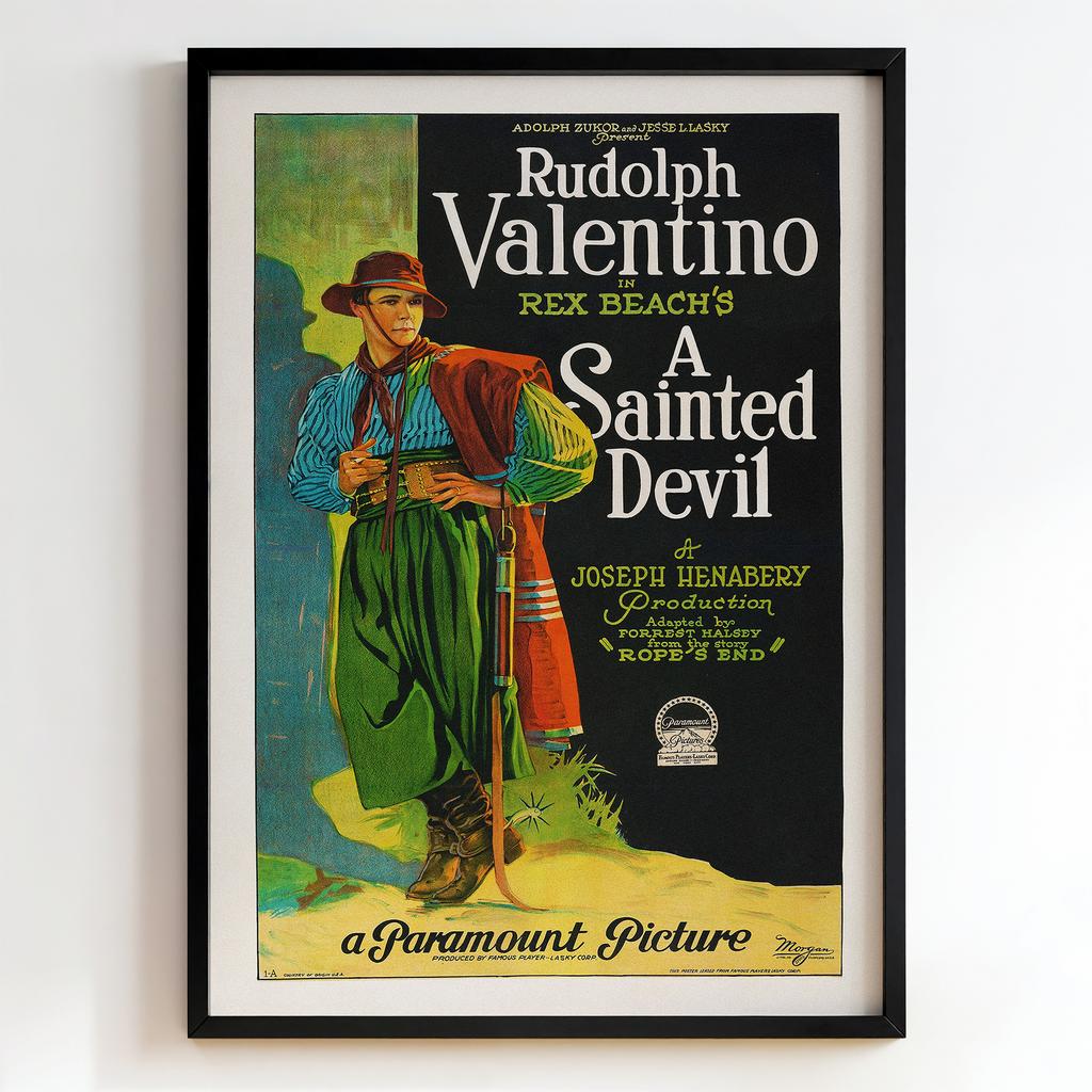 Ретро постер A Sainted Devil (1924)