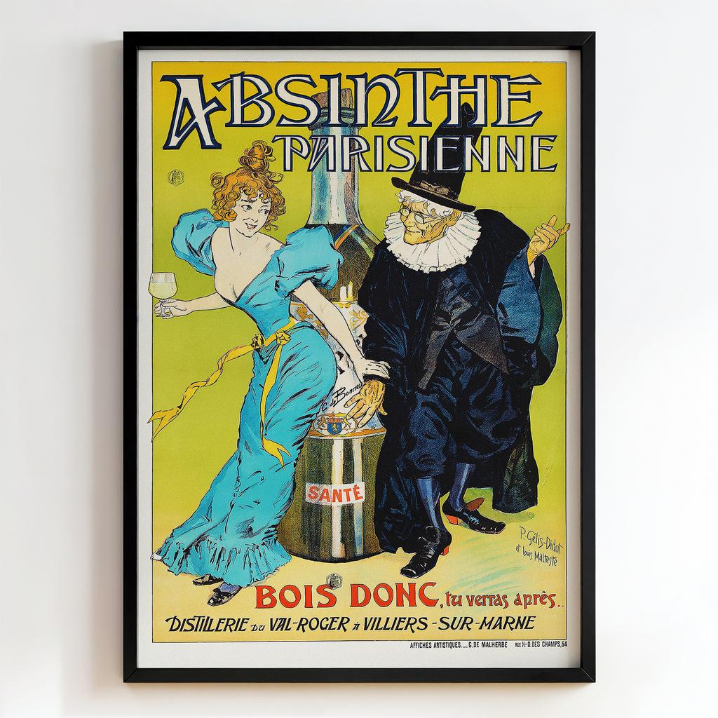 Ретро постер "Absinthe Parisienne (1896)"