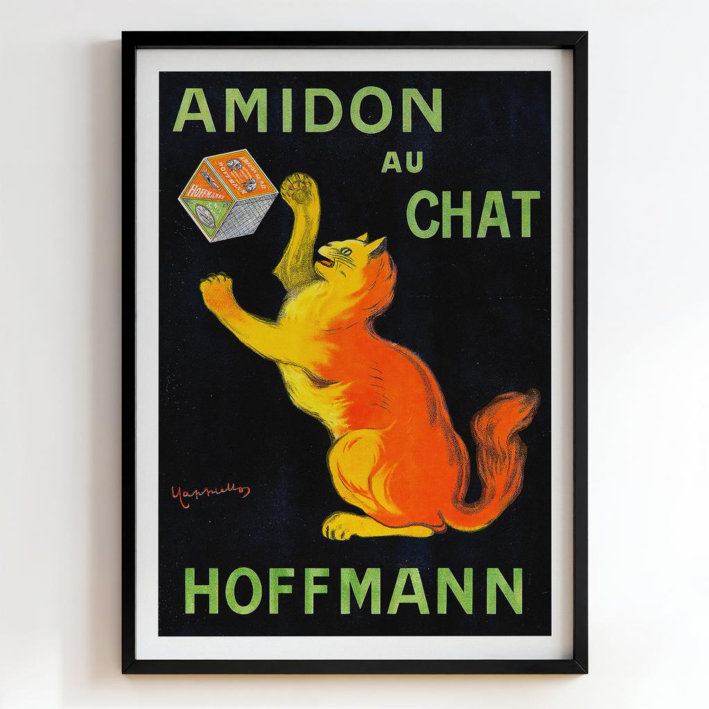 Ретро постер "Amidon au Chat (1897)"