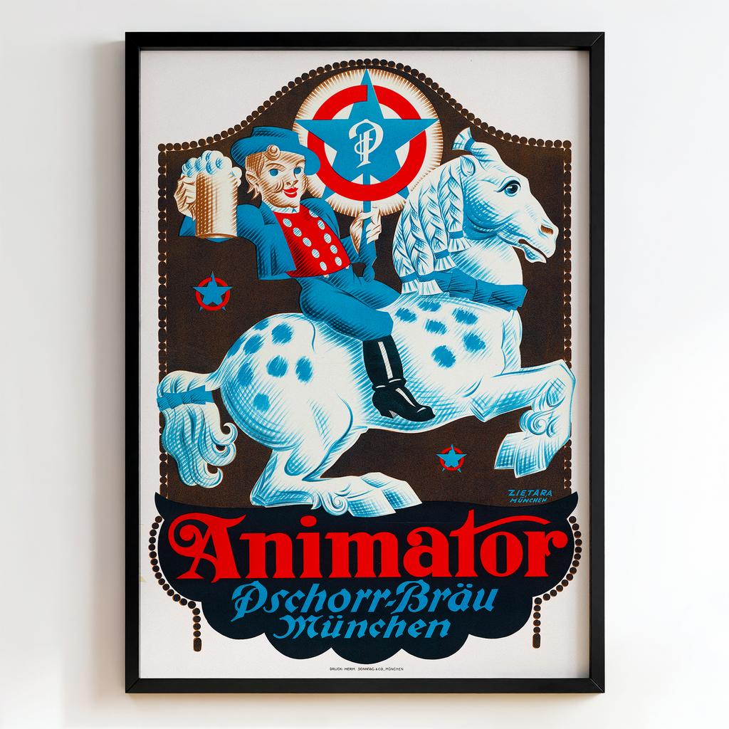 Ретро постер "Animator (1911)"