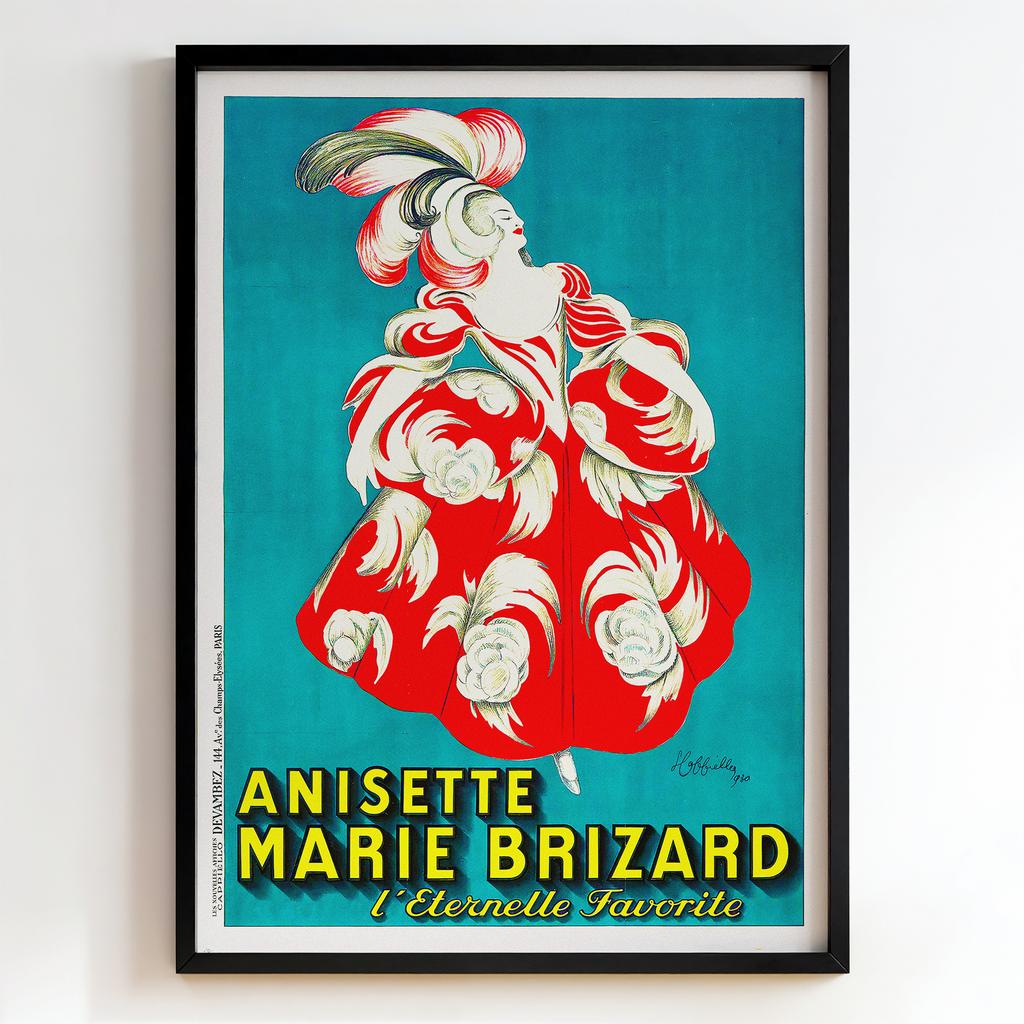 Ретро постер "Anisette Marie Brizard (1928)"