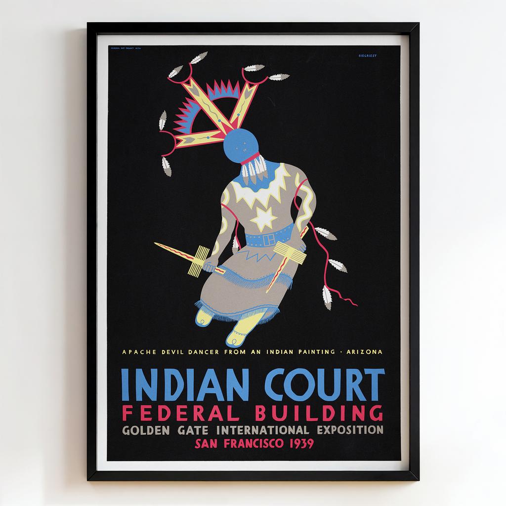 Ретро постер "Apache Devil Dancer (1939)"